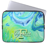 Brilliant Blue Fluid Art