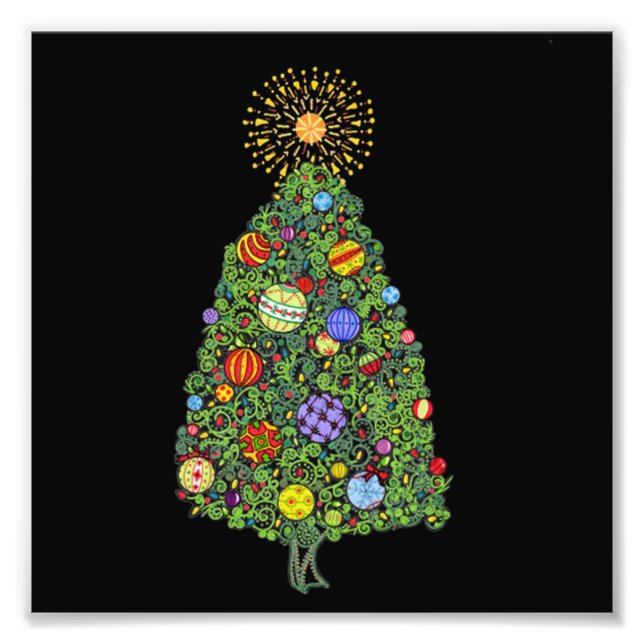 Brilliant Christmas Tree   Photo Print (Front)