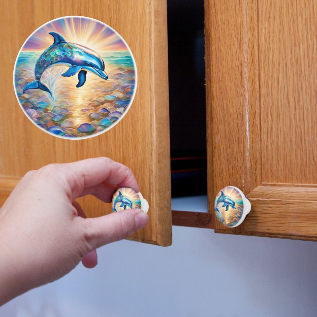 Brilliant Dolphin Ceramic Knob (Creator Uploaded)