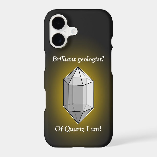 Brilliant Geologist Quartz Pun (Back)