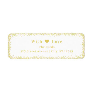 Brilliant Glow Holiday Return Address Labels