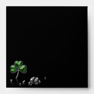 Brilliant Happy St. Patrick's Day Diamonds Envelopes