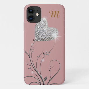 brilliant heart-flower iPhone 11 case