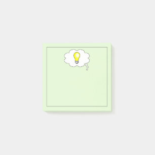 Brilliant Light Bulb Ideas Square Post-it Notes