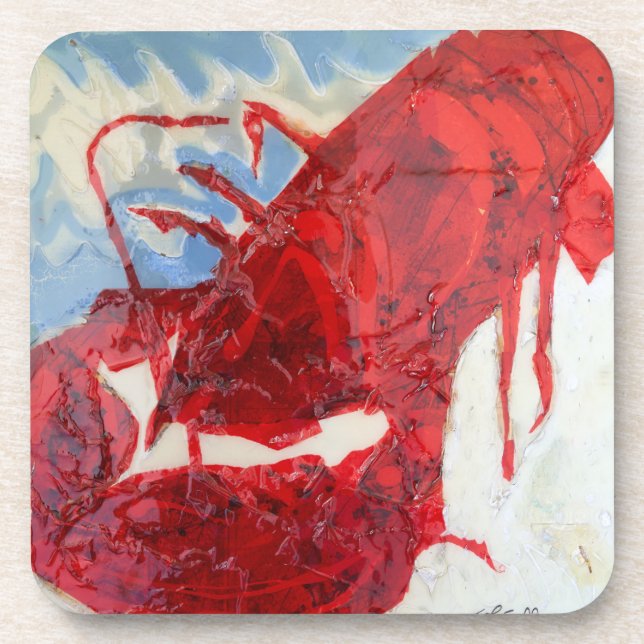 Brilliant Maine Lobster Coaster (Front)