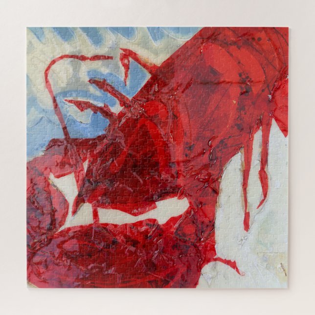 Brilliant Maine Lobster Jigsaw Puzzle (Horizontal)
