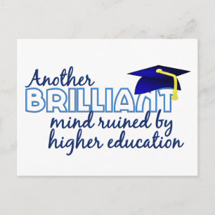Brilliant Mind custom postcard