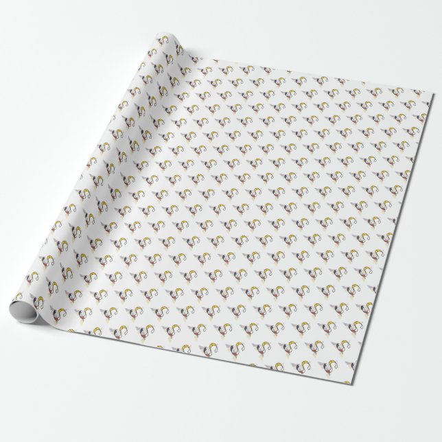  Brilliant Neoplasticism Art Monogram. Letter S Wrapping Paper (Unrolled)