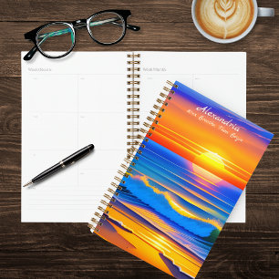 Brilliant Ocean Sunset Planner