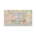 brilliant opal stone photo business card