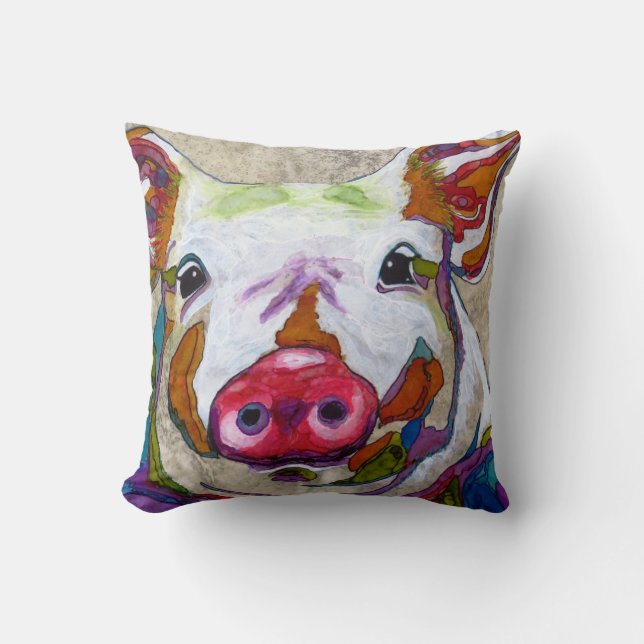 Brilliant Pig Cushion (Front)