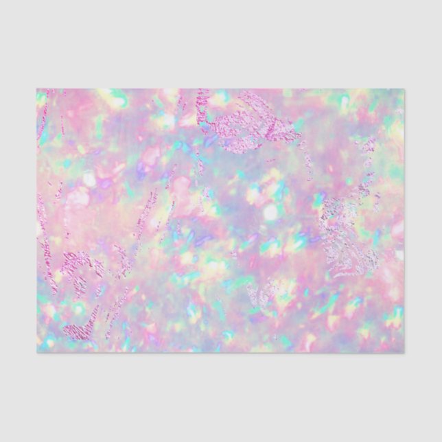 brilliant pink opal tissue paper (Front)