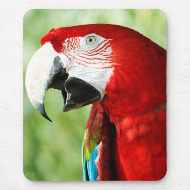 Brilliant Red Mouse Pad (Front)