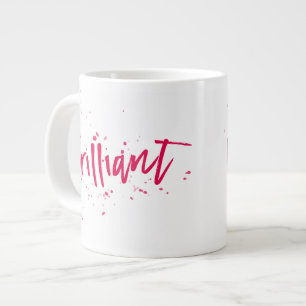 Brilliant! Red splash any colour Large Coffee Mug