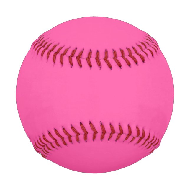Brilliant rose  (solid colour)  baseball (Front)