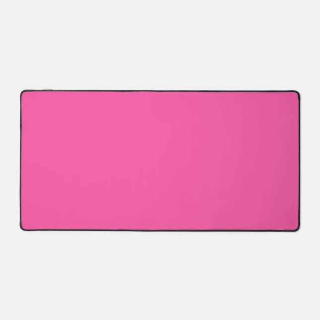 Brilliant rose  (solid colour)  desk mat (Front)