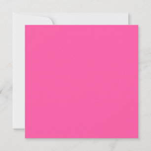 Brilliant rose (solid colour) holiday card