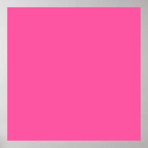 Brilliant rose (solid colour) poster