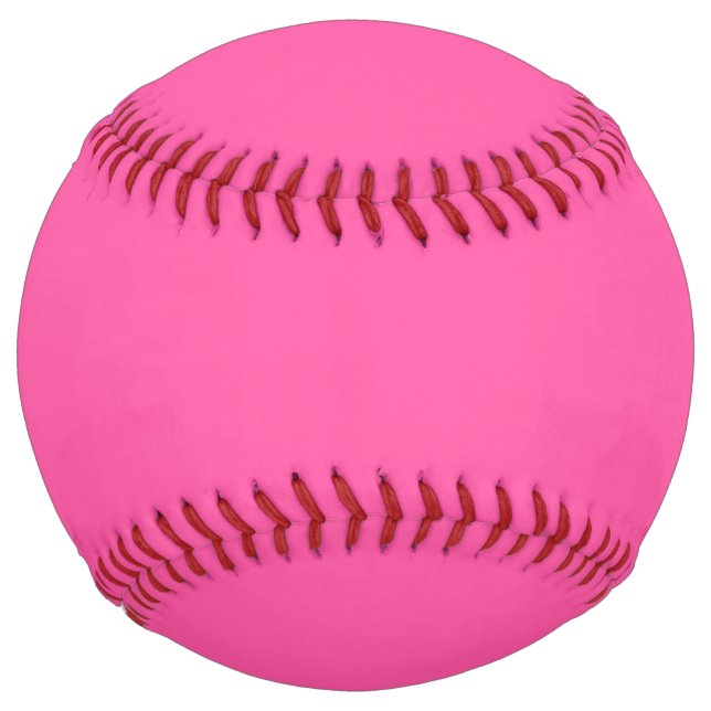 Brilliant rose  (solid colour)  softball (Front)