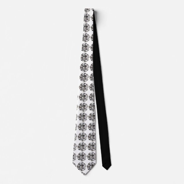 Brilliant Round Diamond Tie (Front)