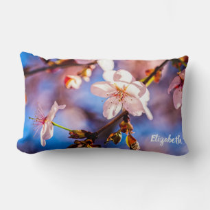 Brilliant Sakura Blossoms Lumbar Cushion