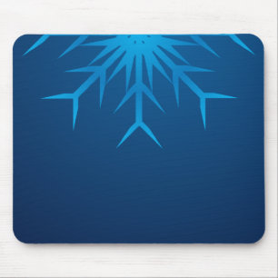 brilliant snowflake mouse pad