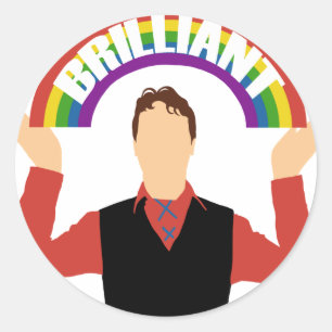 Brilliant sticker! classic round sticker