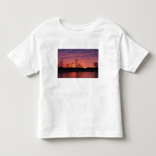 Brilliant sunset reflects into the Calamus River Toddler T-Shirt