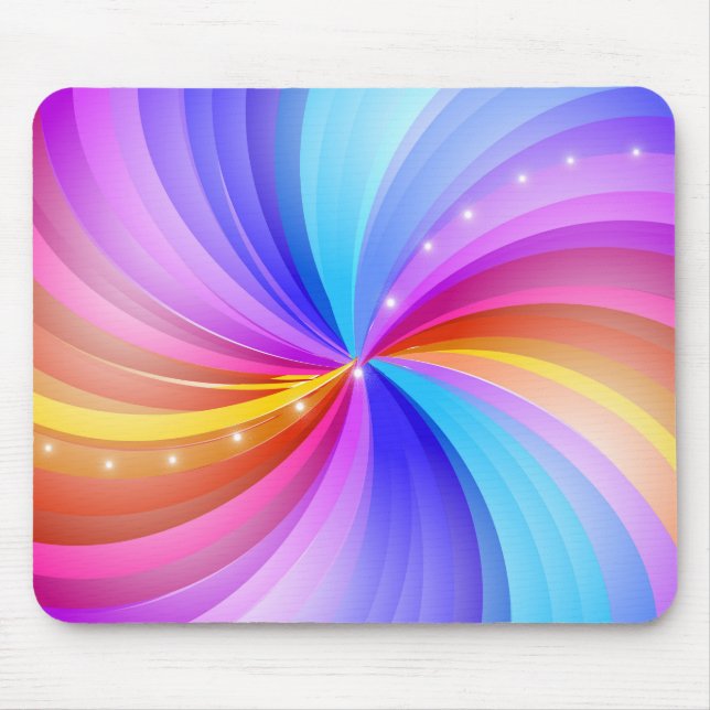 Brilliant Swirls of Colour Mousepad (Front)