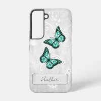 Brilliant Teal Butterflies