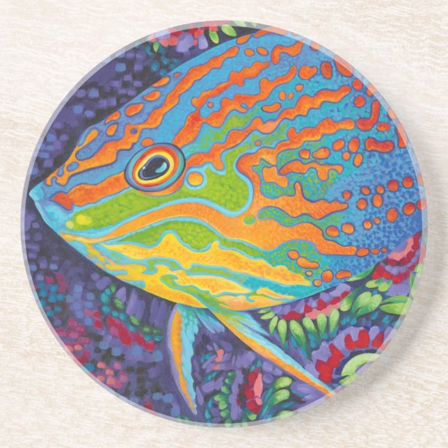 Brilliant Tropical Fish I Coaster (Front)