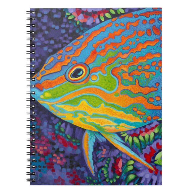 Brilliant Tropical Fish I Notebook (Front)