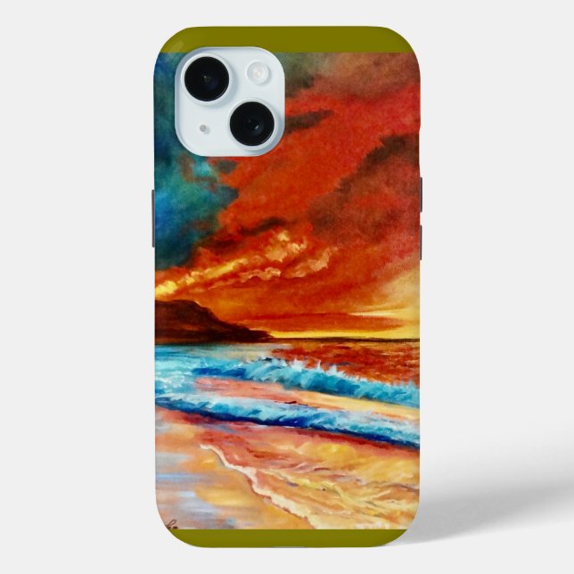 Brilliant Tropical Seascape Case-Mate iPhone Case (Back)