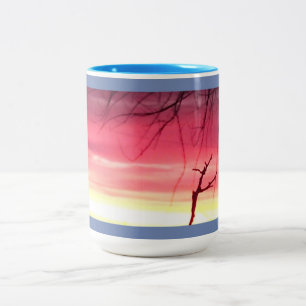 Brilliant Winter Sunrise Two-Tone Coffee Mug