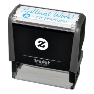 "Brilliant Work!" Grading Rubber Stamp