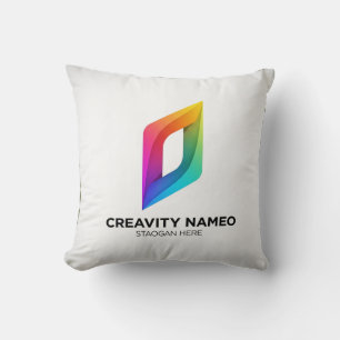 Brillient Logo: Futuristic Innovation Cushion