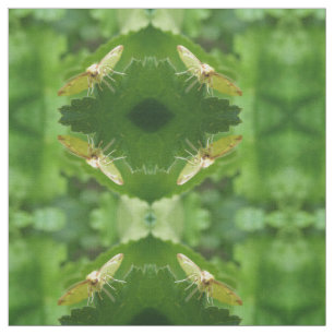 Brimstone Moth Patterned Craft Fabric