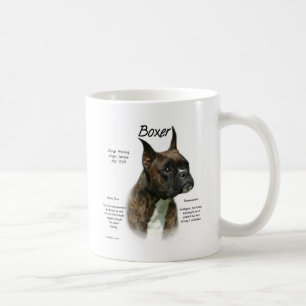 Brindle Boxer History  Coffee Mug