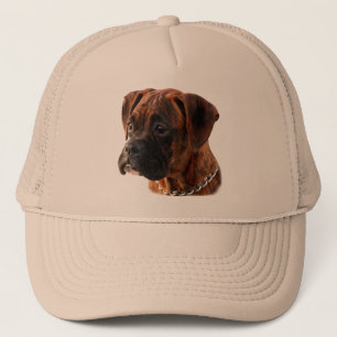 Brindle Boxer puppy Hat