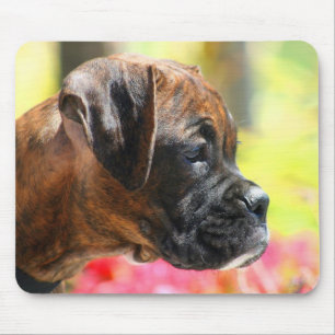Brindle Boxer puppy mousepad