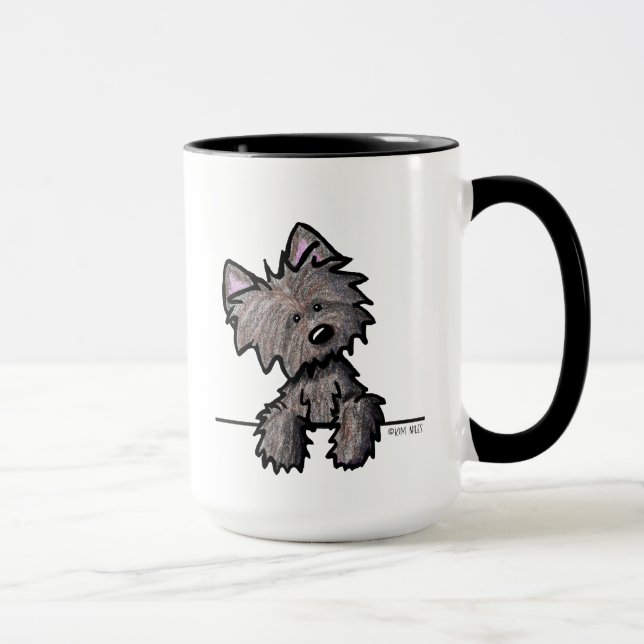 Brindle Cairn Terrier Mug (Right)