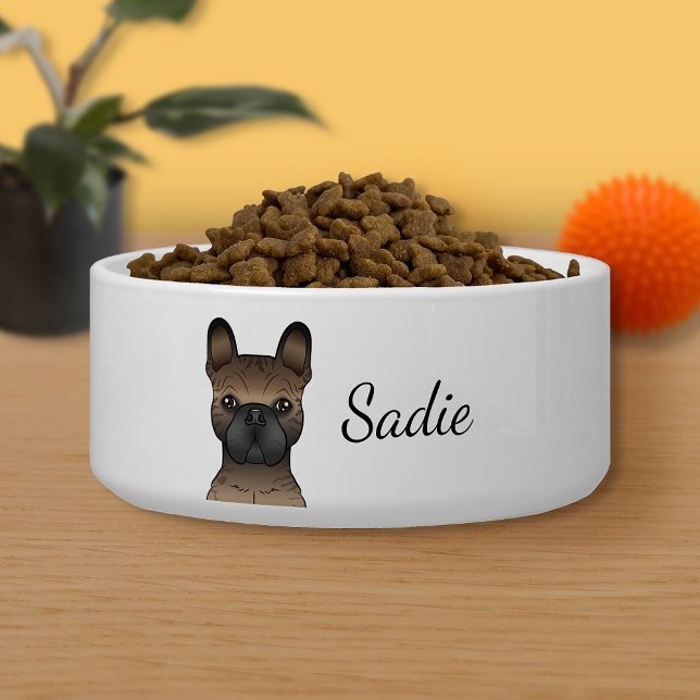 Brindle French Bulldog / Frenchie Cute Dog & Name (Creator Uploaded)