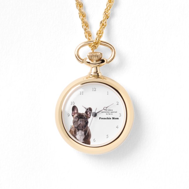 Brindle French Bulldog Mum Watch (Front)