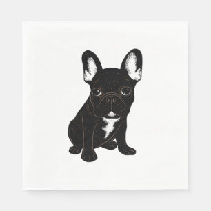 Brindle French Bulldog Napkin