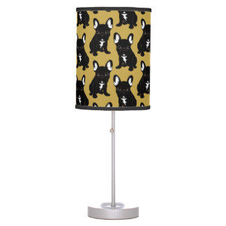 Brindle French Bulldog Table Lamps