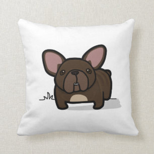 Brindle Frenchie Cushion