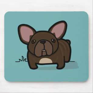 Brindle Frenchie Mouse Pad