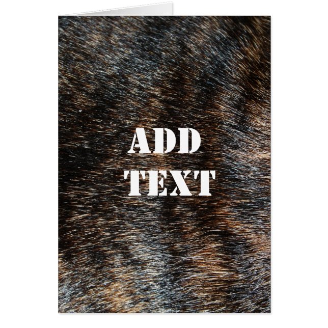 Brindle Fur Texture Camouflage (Front)