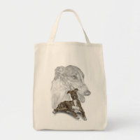 Brindle Greyhound Dog Art