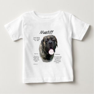 Brindle Mastiff History Baby T-Shirt